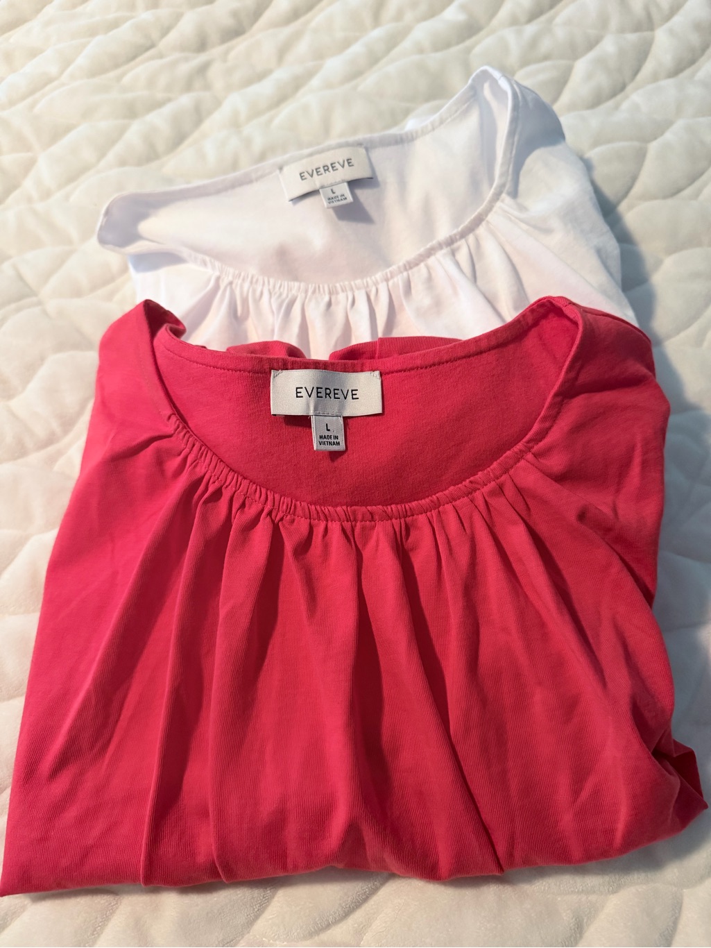 Bubble Shirt - 2pk, 1 Red And 1 White